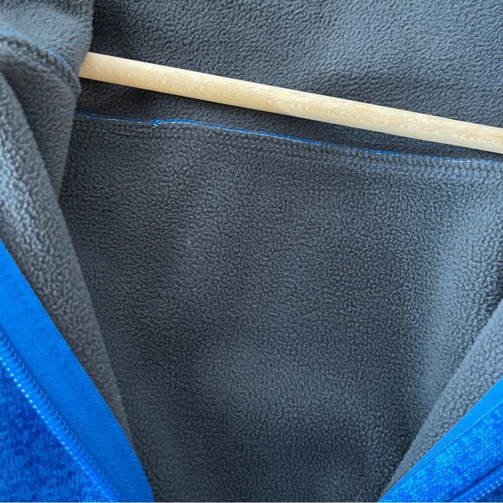 Eddie Bauer Fleece Lined Jacket Women Blue Full Zip Cozy - Size L - Picture 9 of 11